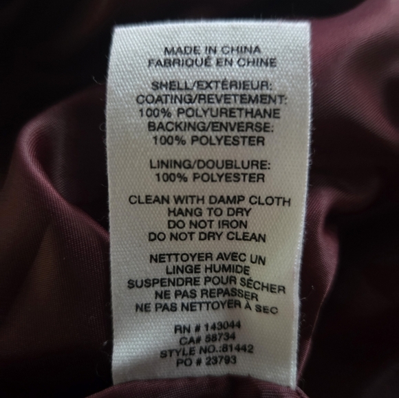 Avec Les Filles Maroon Zipper Mini Skirt Small - Picture 7 of 7